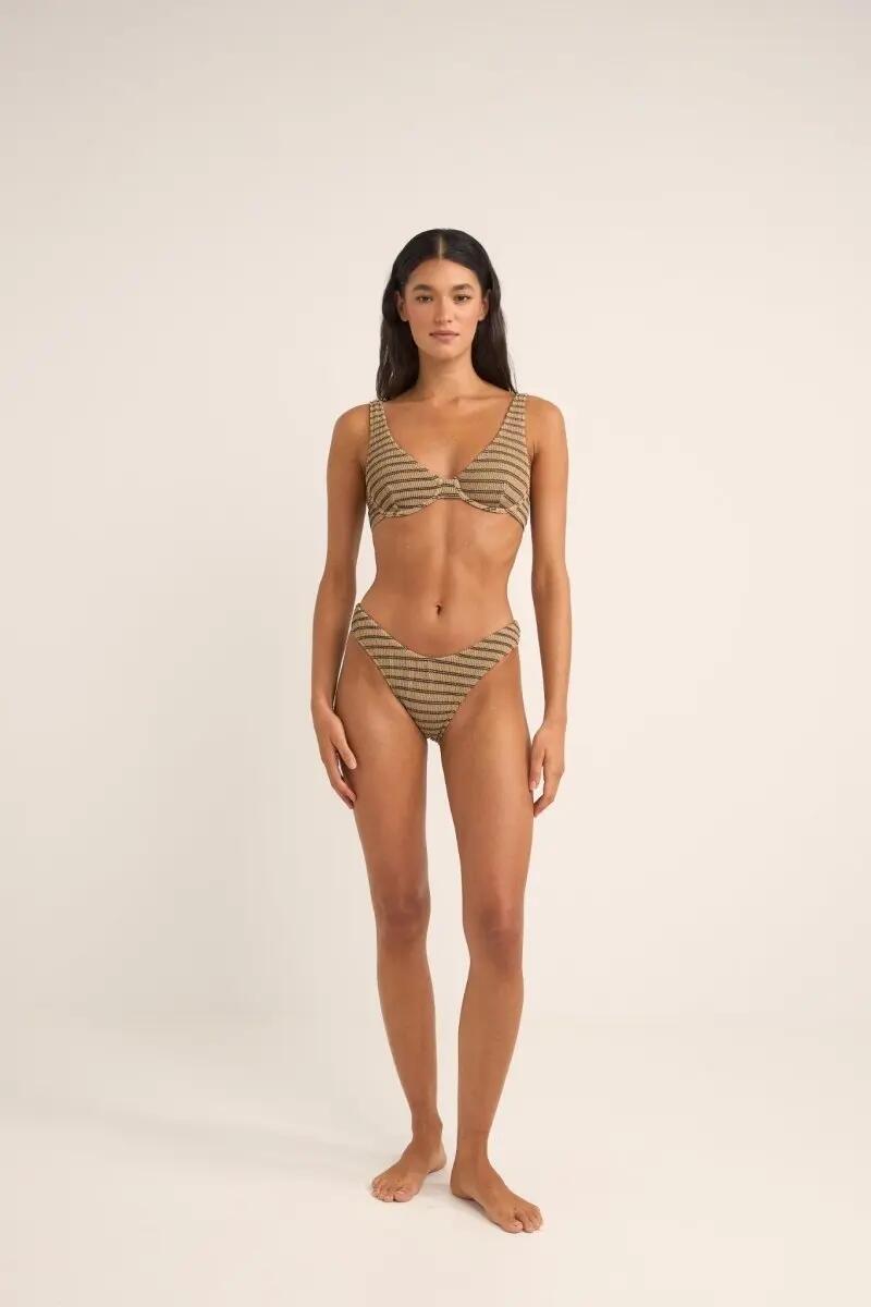 Sol  Stripe Hi Cut - Bas de Maillot Femme 4/5