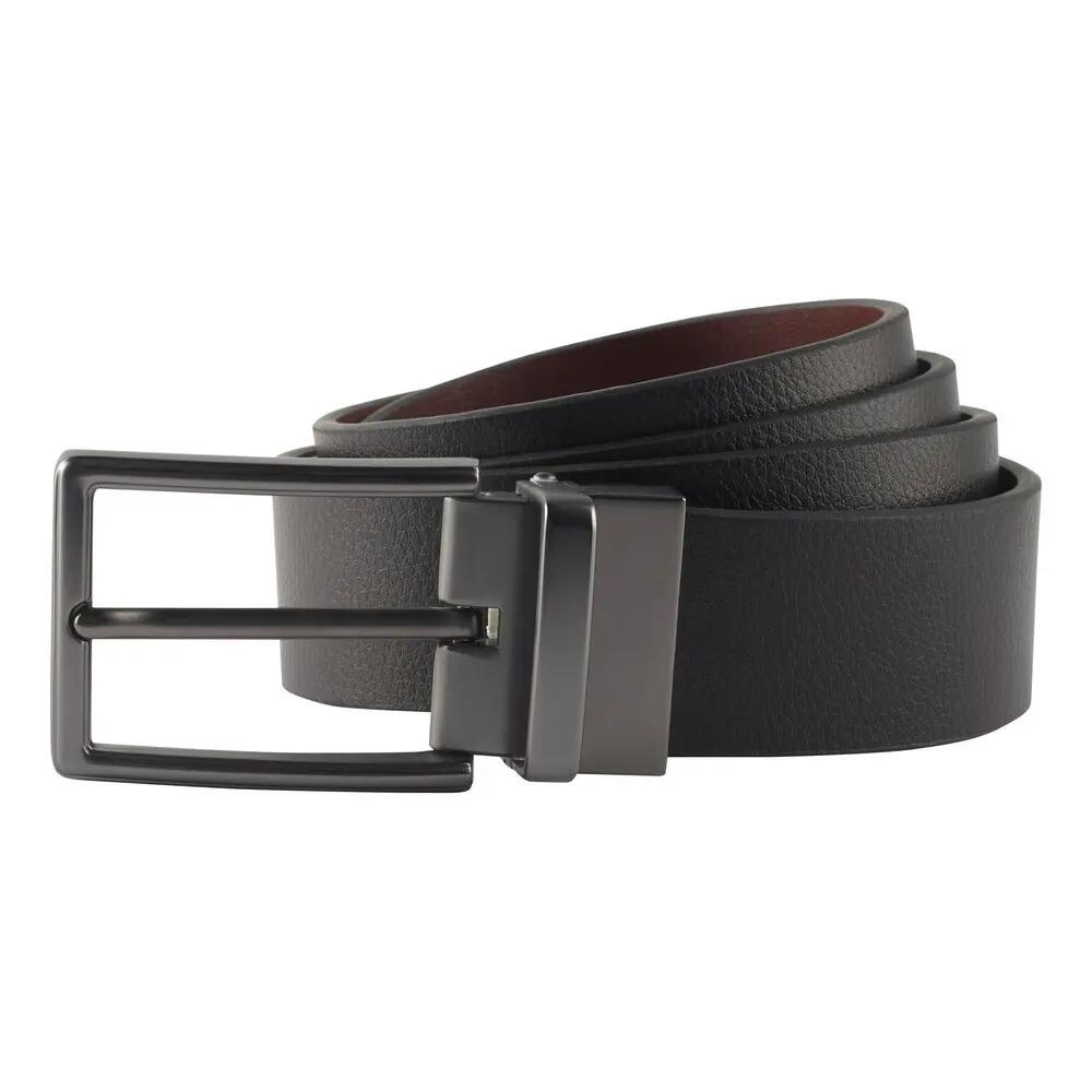 Gürtel, Leder Herren Schwarz/Braun 2/2