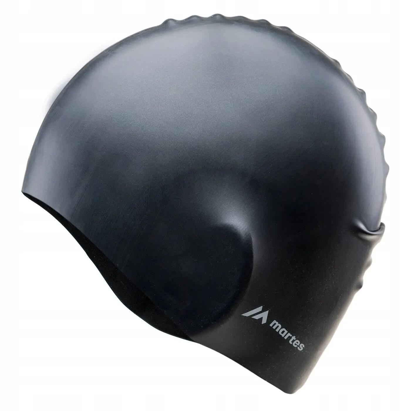 Gorro de Natación Moncap para Adultos Unisex Negro 2/3