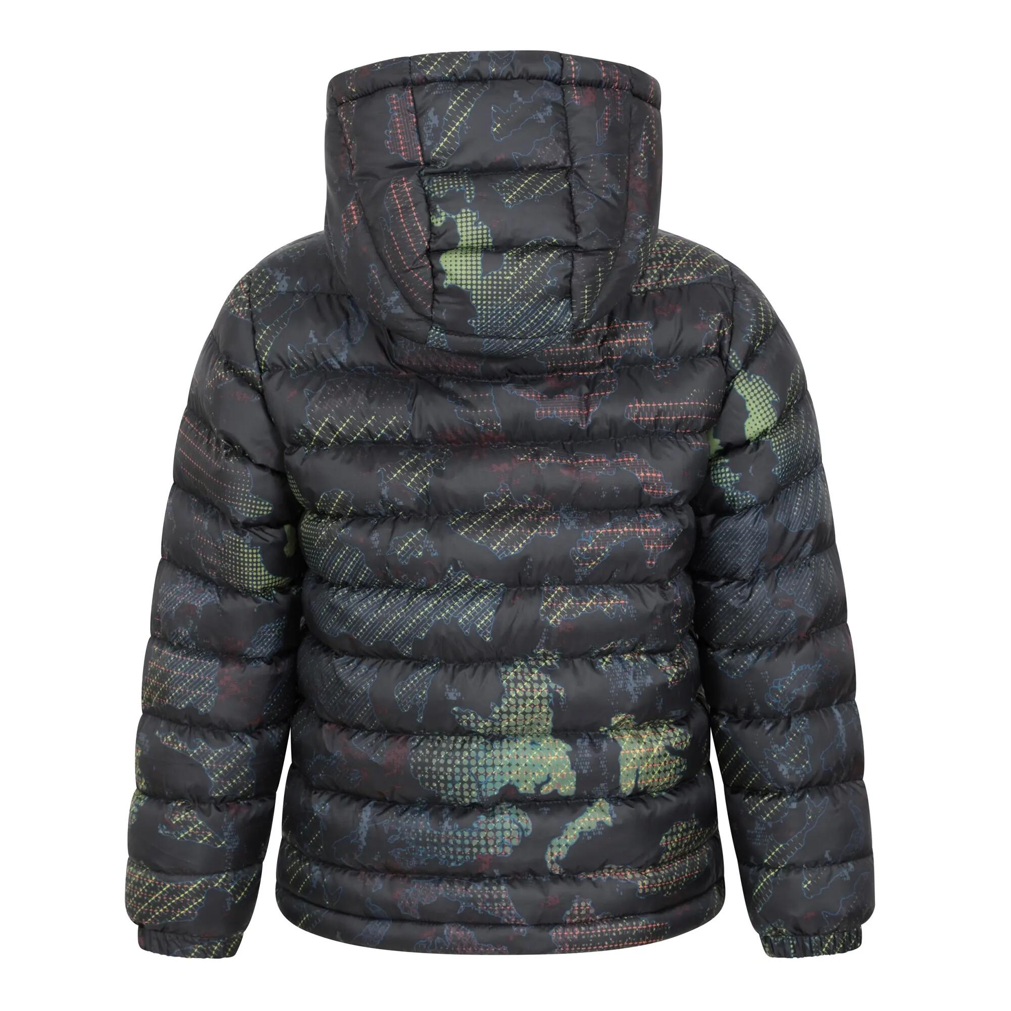 Giacca Imbottita Acquerello Bambini Mountain Warehouse Seasons Nero Corvino 2/5