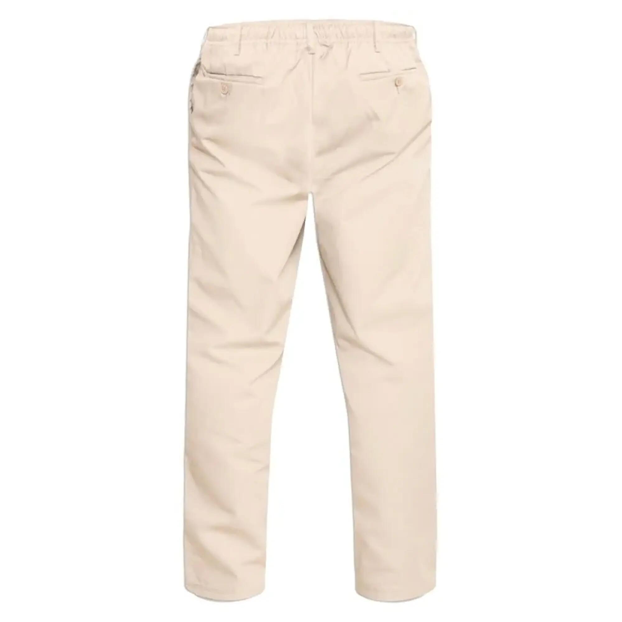 Mens D555 Basilio Elasticated Waist Rugby Trousers (Stone) 2/6