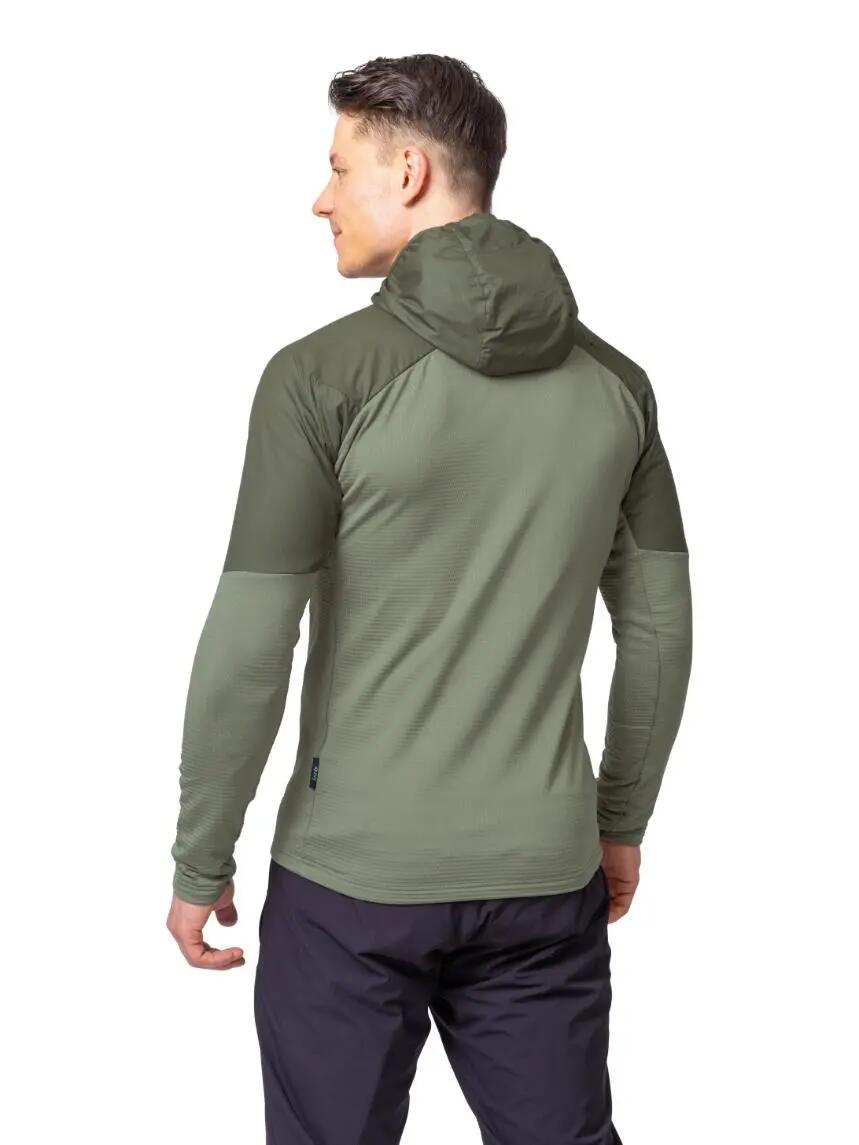 Technische hybride fleece-hoodie voor heren Hannah 5/6