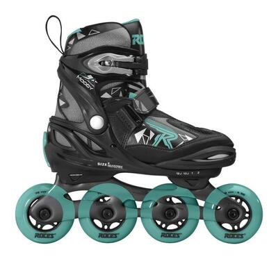 Patines - Moody TIF - Niños - Ajustable - Negro - Azul