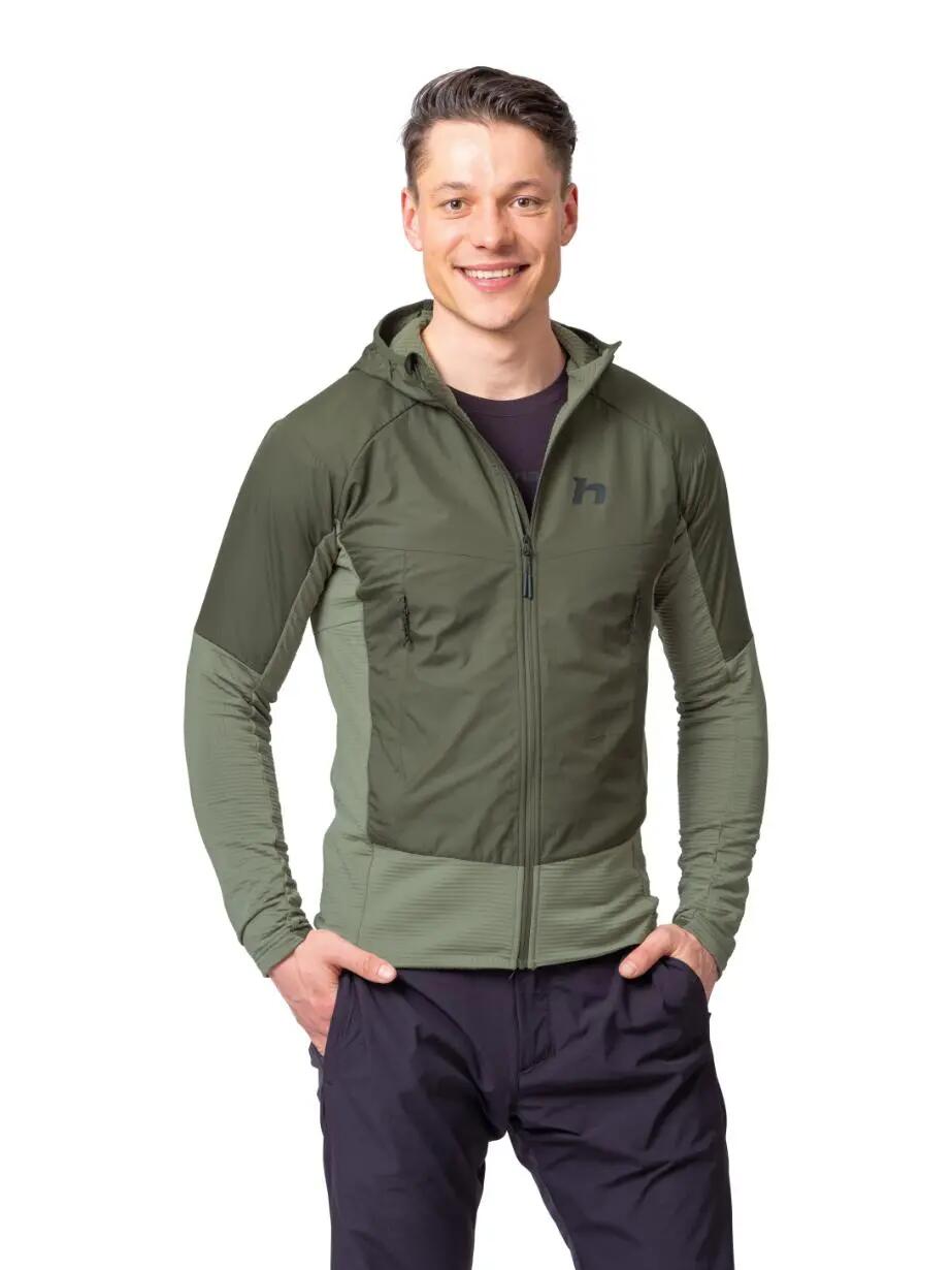 Technische hybride fleece-hoodie voor heren Hannah 2/6