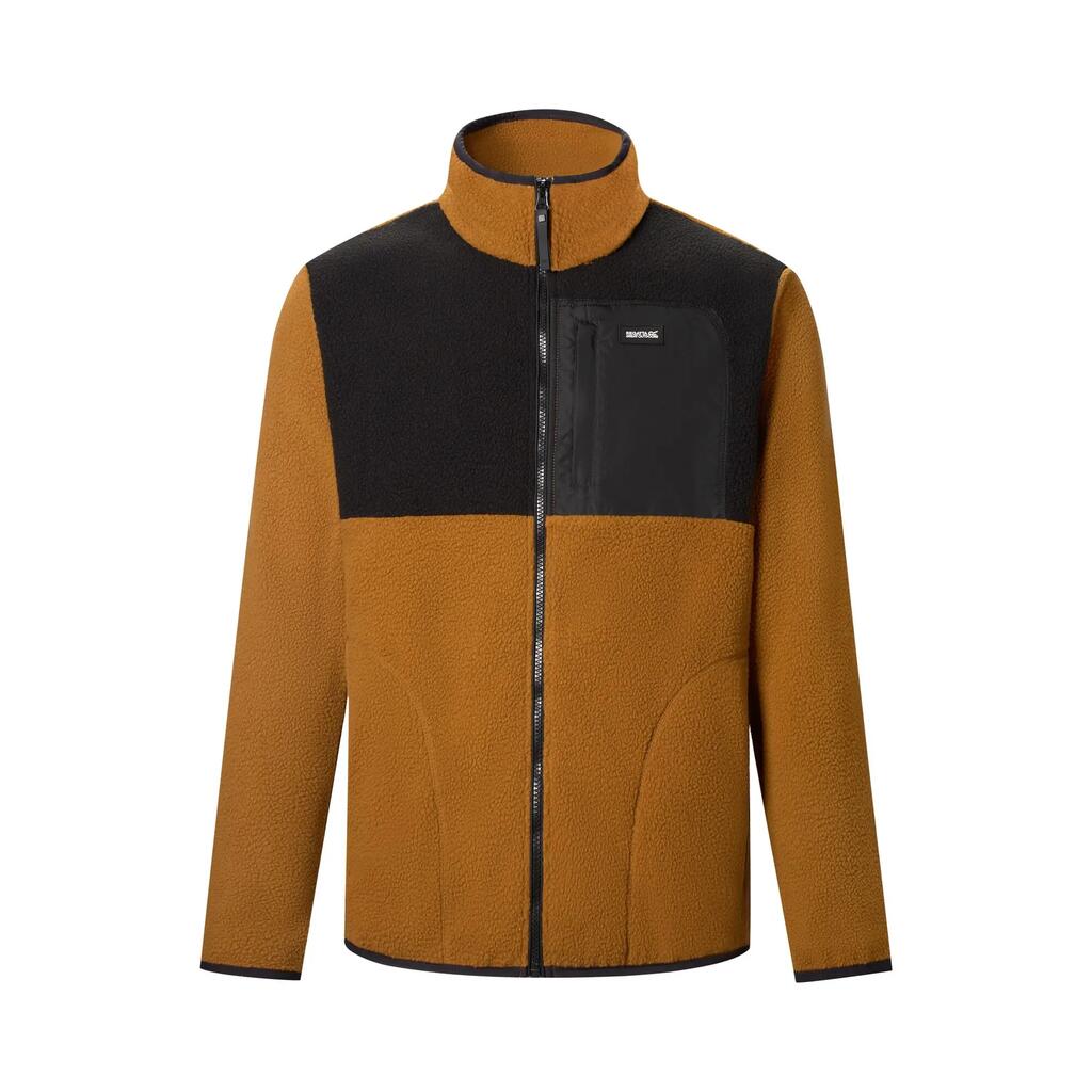 Mens Frankie Borg Colour Block Full Zip Fleece