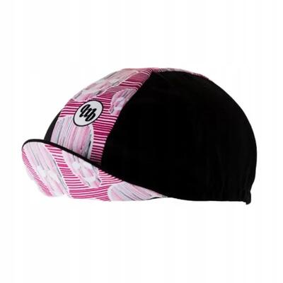 MB Wear Pink Skull Cycling Cap Made in Italy