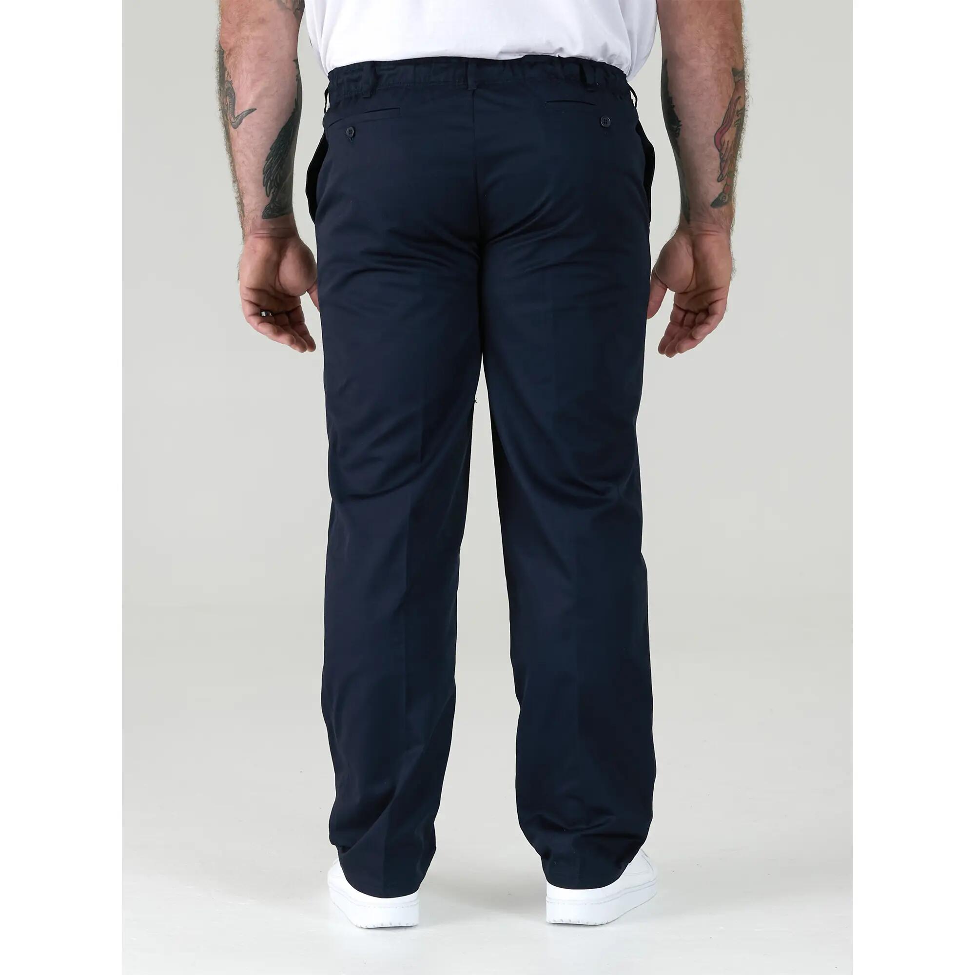 D555 Pantalon De Rugby À Taille Élastiquée Grande Taille BASILIO Homme (Bleu 6/6
