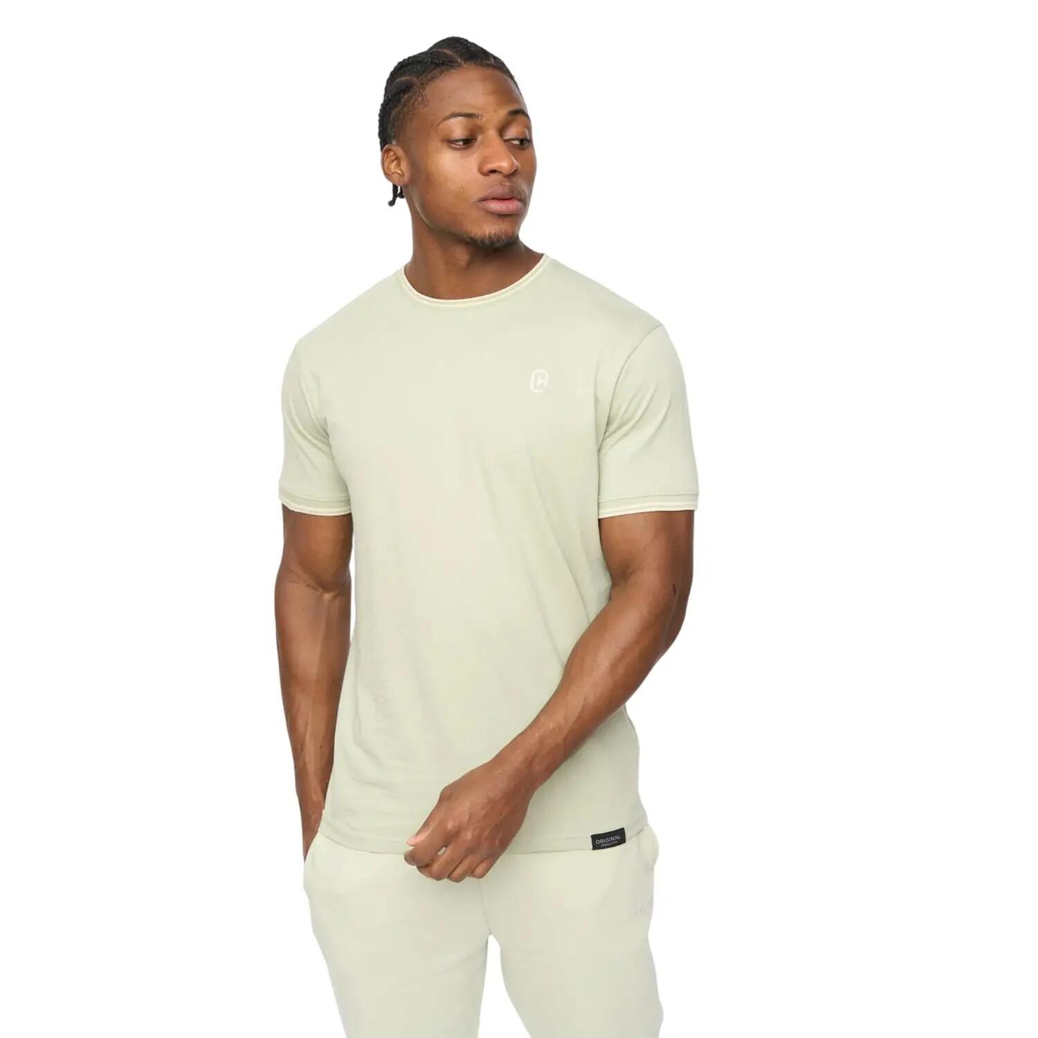 Tshirt PREECE Homme (Vert Kaki Clair) 2/4