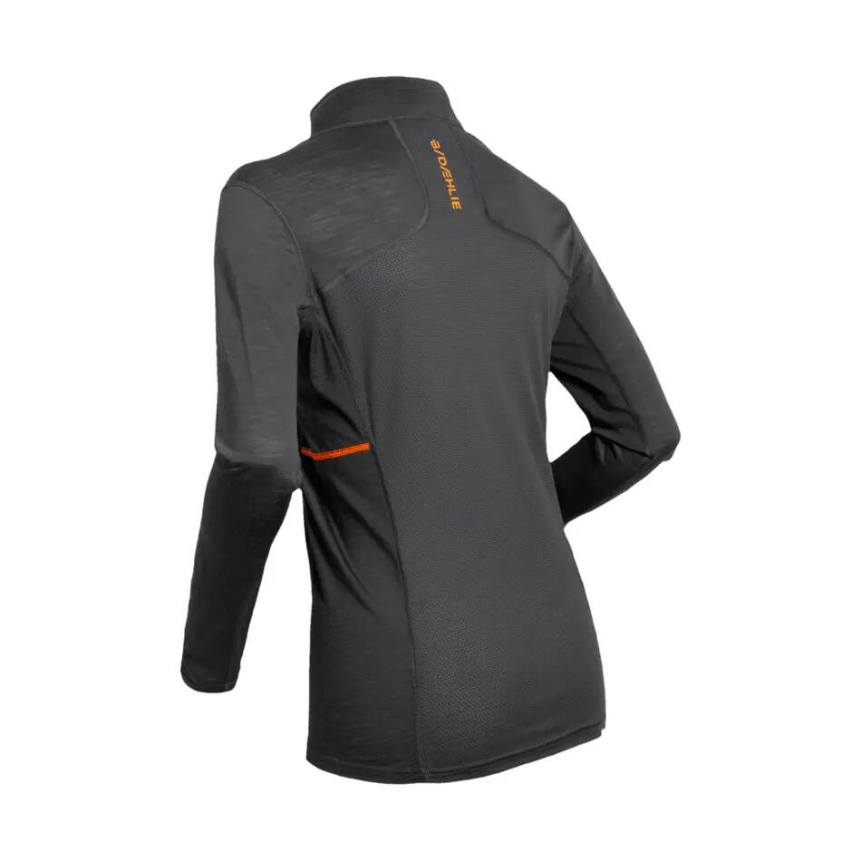 Haut d'entraînement demi-zip en laine femme Daehlie Sportswear Performance 3/3