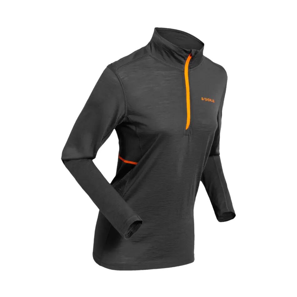 Haut d'entraînement demi-zip en laine femme Daehlie Sportswear Performance 2/3