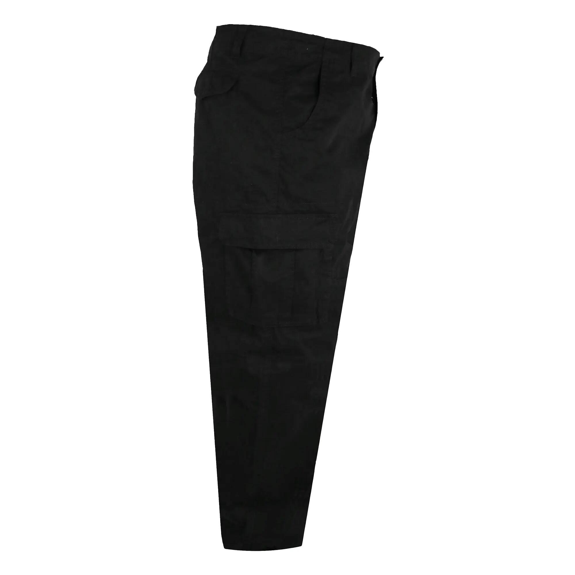 D555 Pantalon Uni À Poches Grande Taille ROBERT Homme (Noir) 4/6
