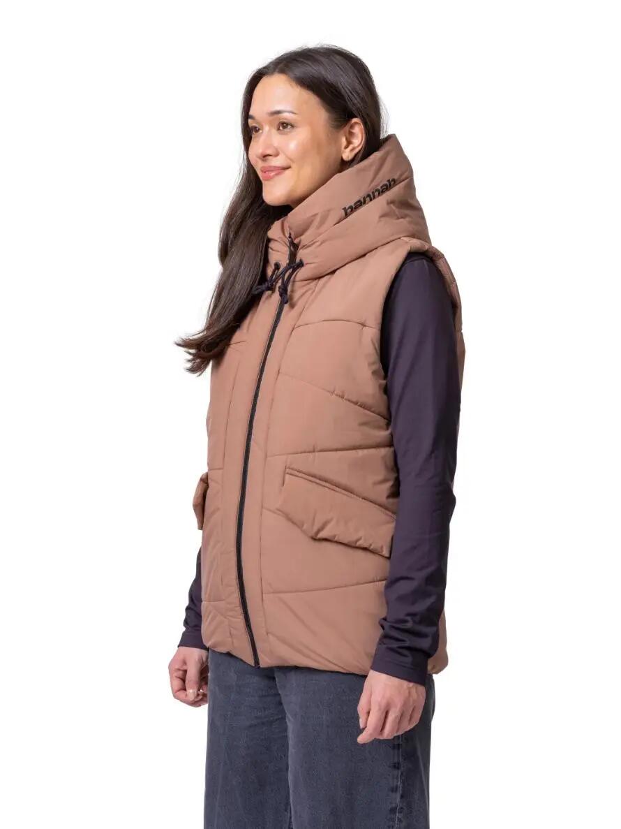 Colete feminino impermeável e com isolamento térmico e capuz Hannah 6/7