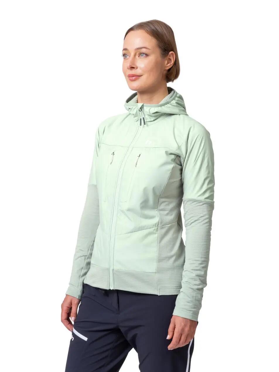 Camisola com capuz técnica híbrida em velo para mulher Hannah 6/7