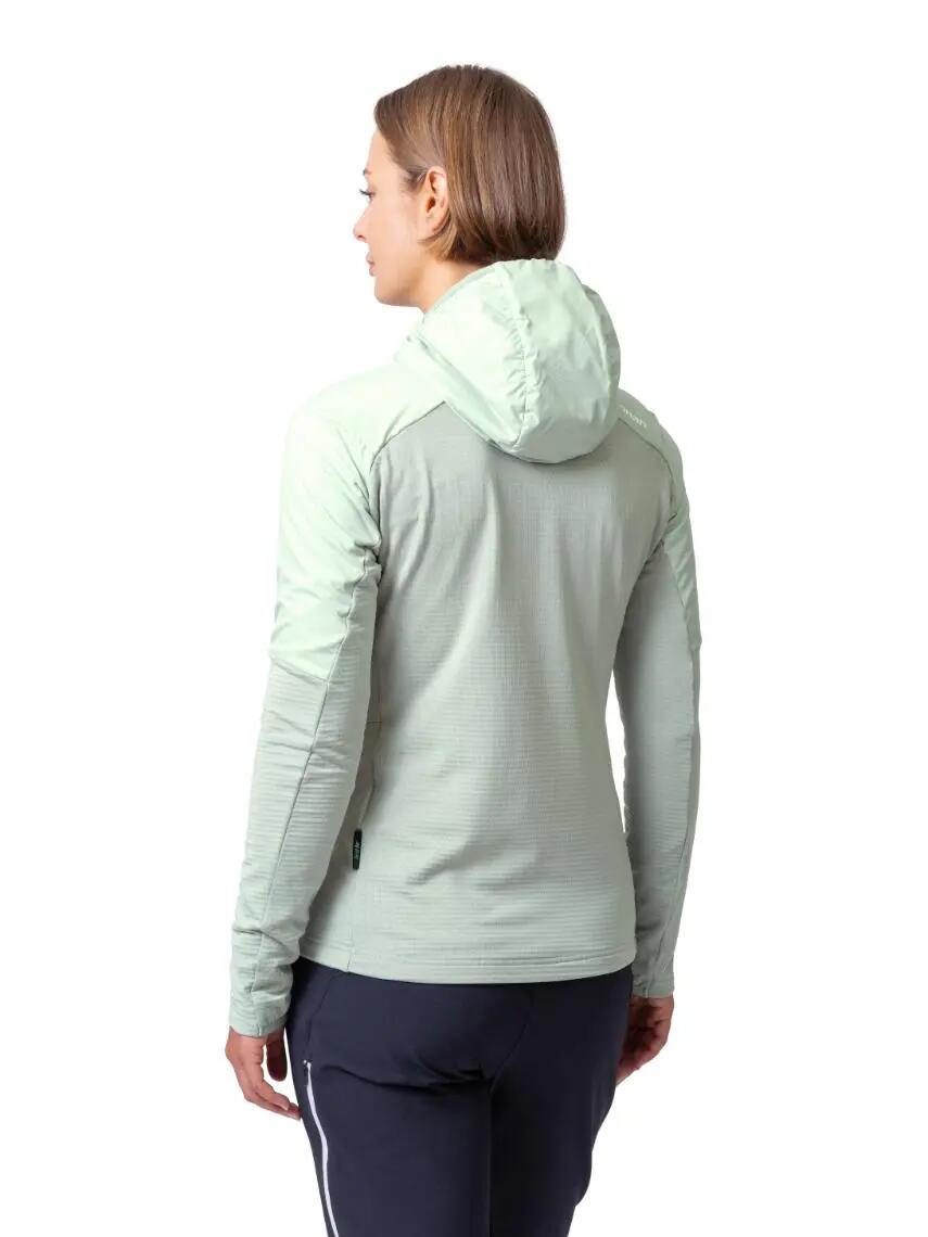 Camisola com capuz técnica híbrida em velo para mulher Hannah 5/7