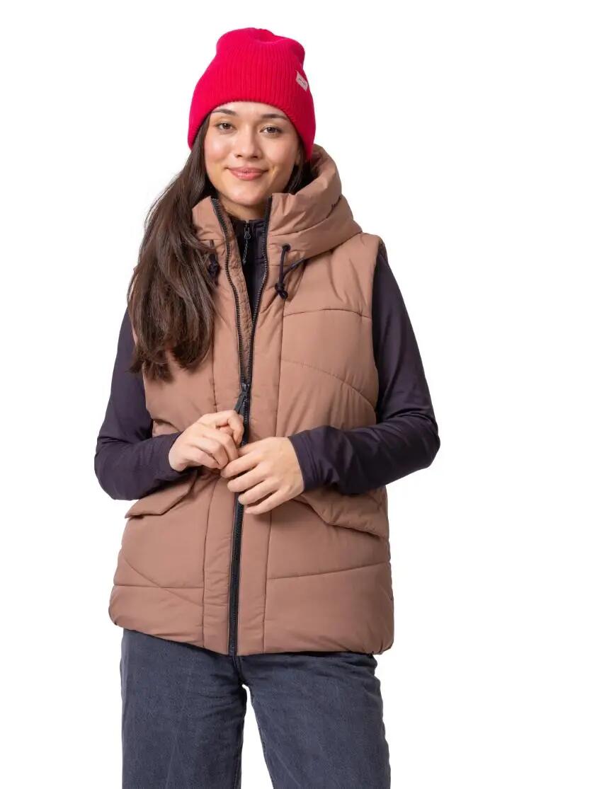 Colete feminino impermeável e com isolamento térmico e capuz Hannah 2/7