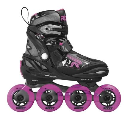 Rollers Moody TIF - Garçons - Ajustable - Noir - Bleu