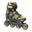 Roces inline skates Jokey 3.0 softboot 82A zwart/geel