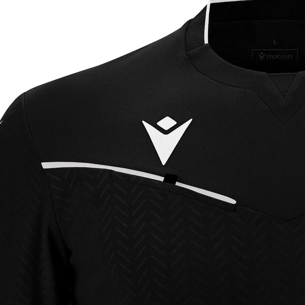 Scheidsrechtersshirt - Heren - Ponnet Eco - 2 kaartvakken - Zwart 4/5
