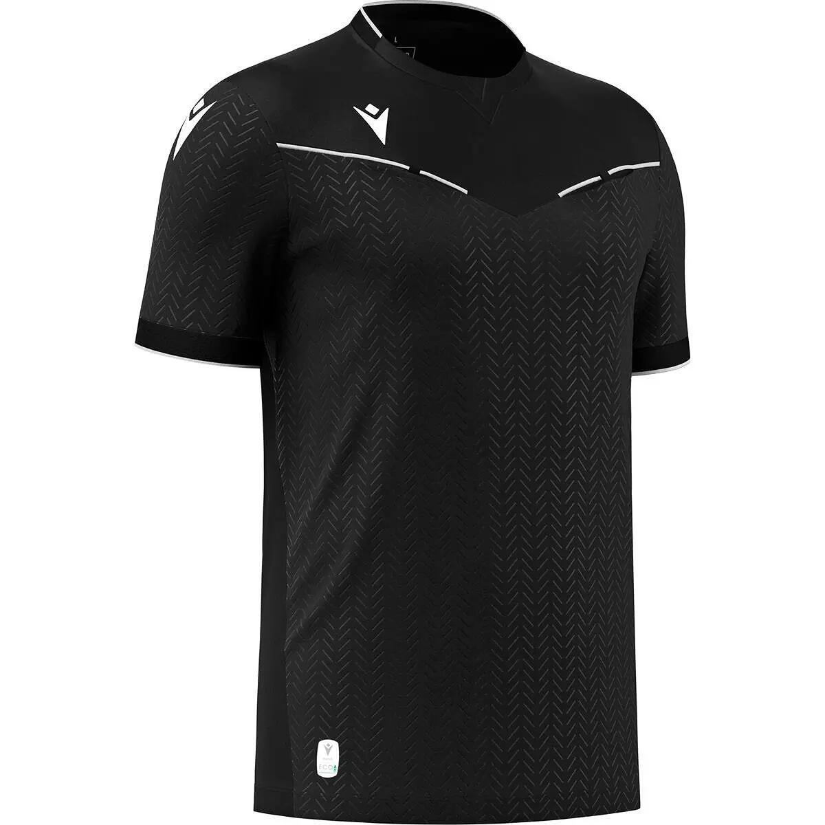 Scheidsrechtersshirt - Heren - Ponnet Eco - 2 kaartvakken - Zwart 2/5