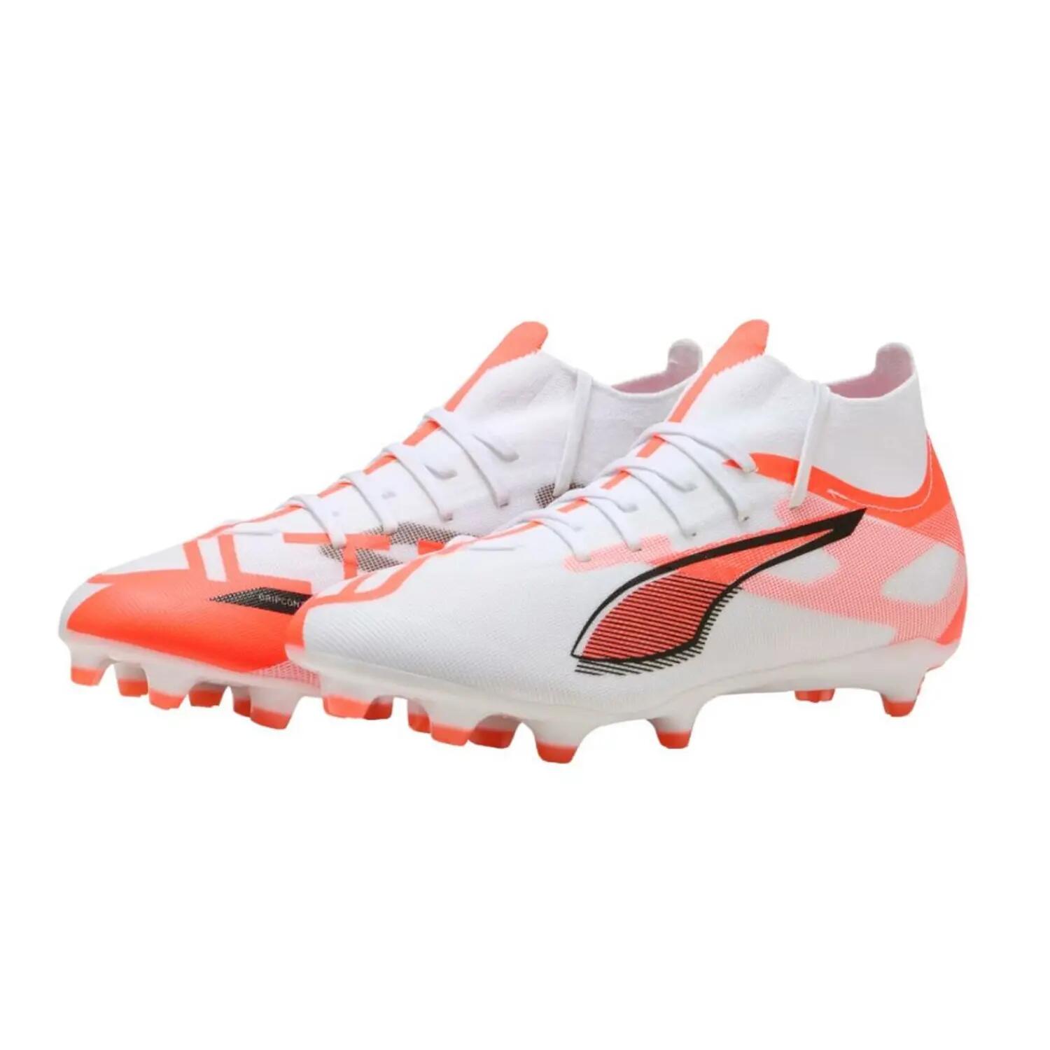 Chaussures De Foot Pour Terrain Artificiel ULTRA MATCH+ Adulte (Blanc / Rouge) 7/15