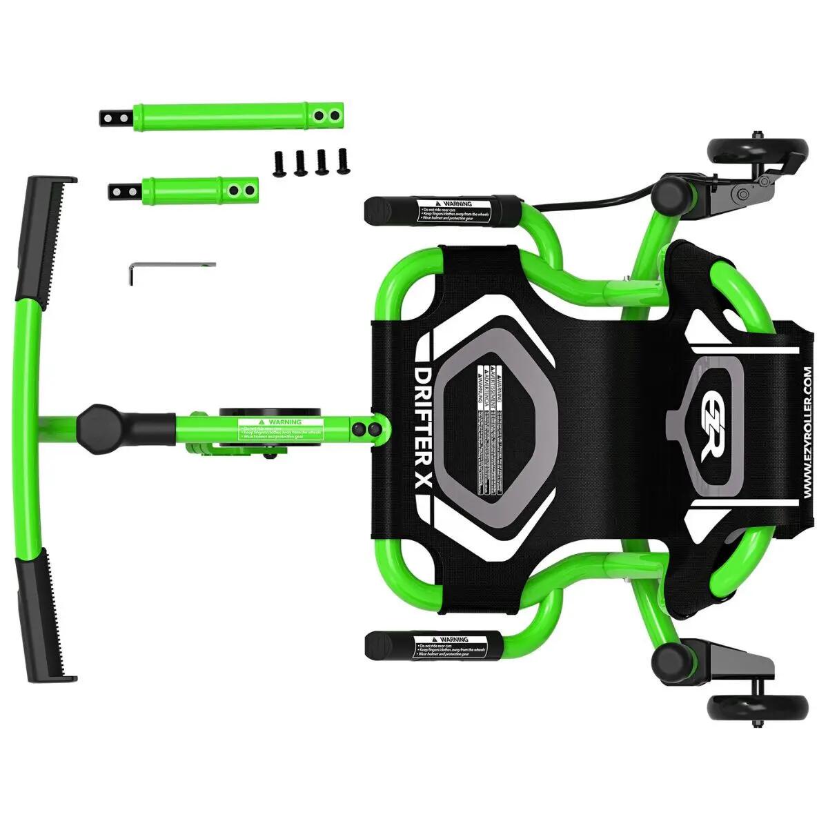 Gokart dla dzieci EzyRoller Drifter X Lime Green 3/7