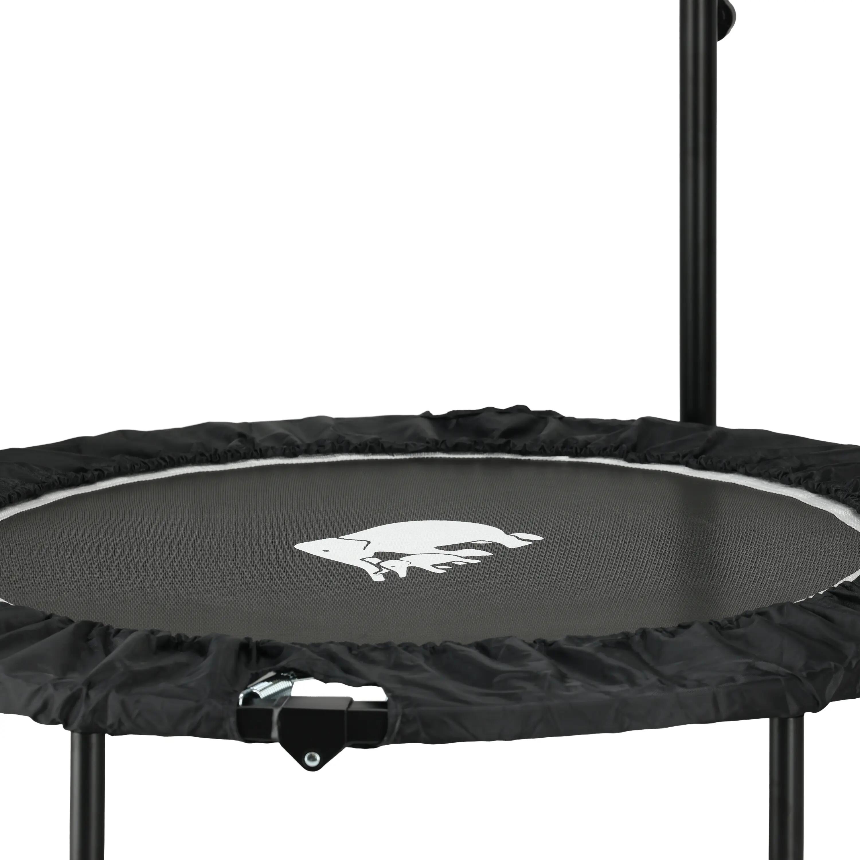 Deryan Trampolim de Fitness Dobrável 100 cm - Com Pega - Preto 3/7