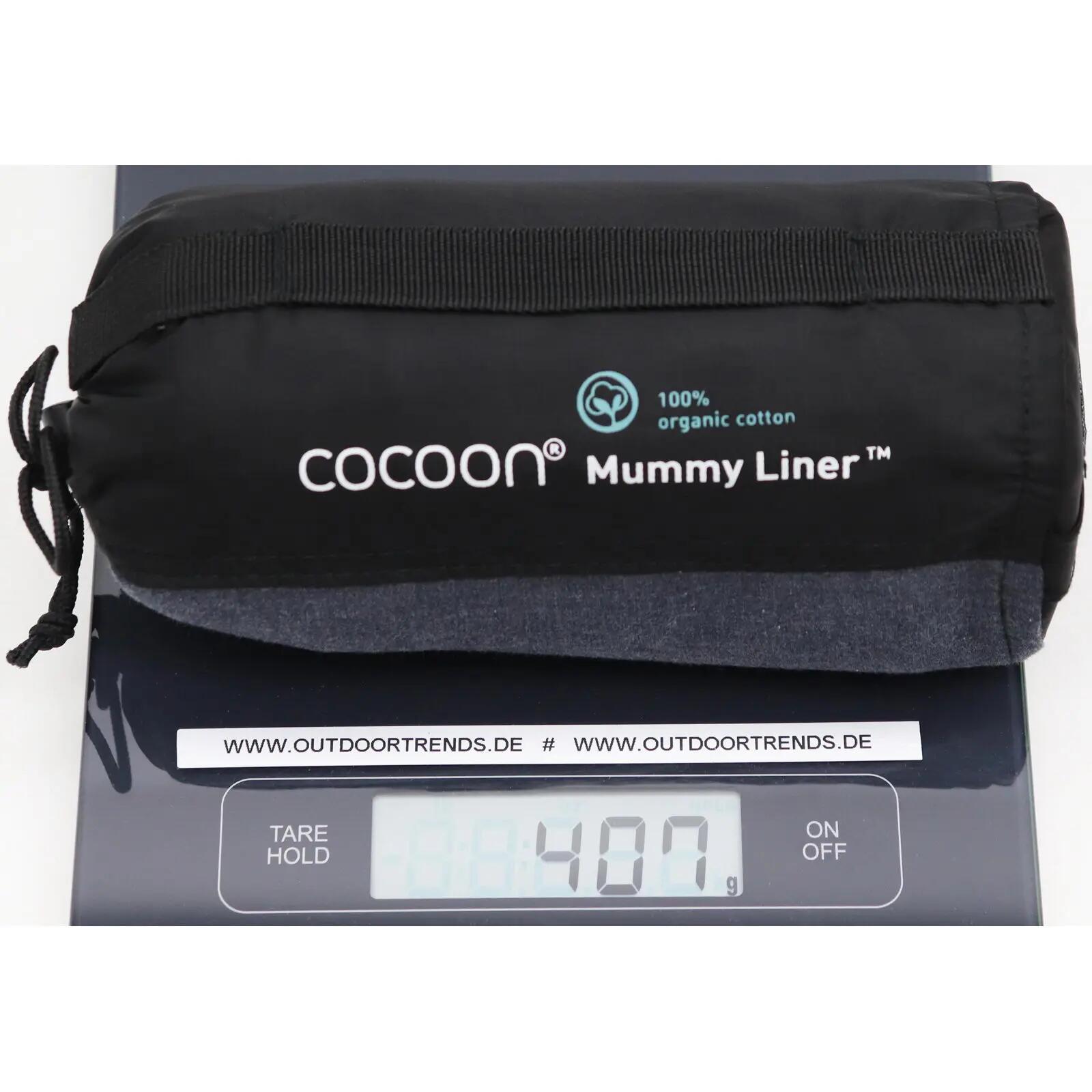 Reiseschlafsack Organic Cotton MummyLiner nature 2/2