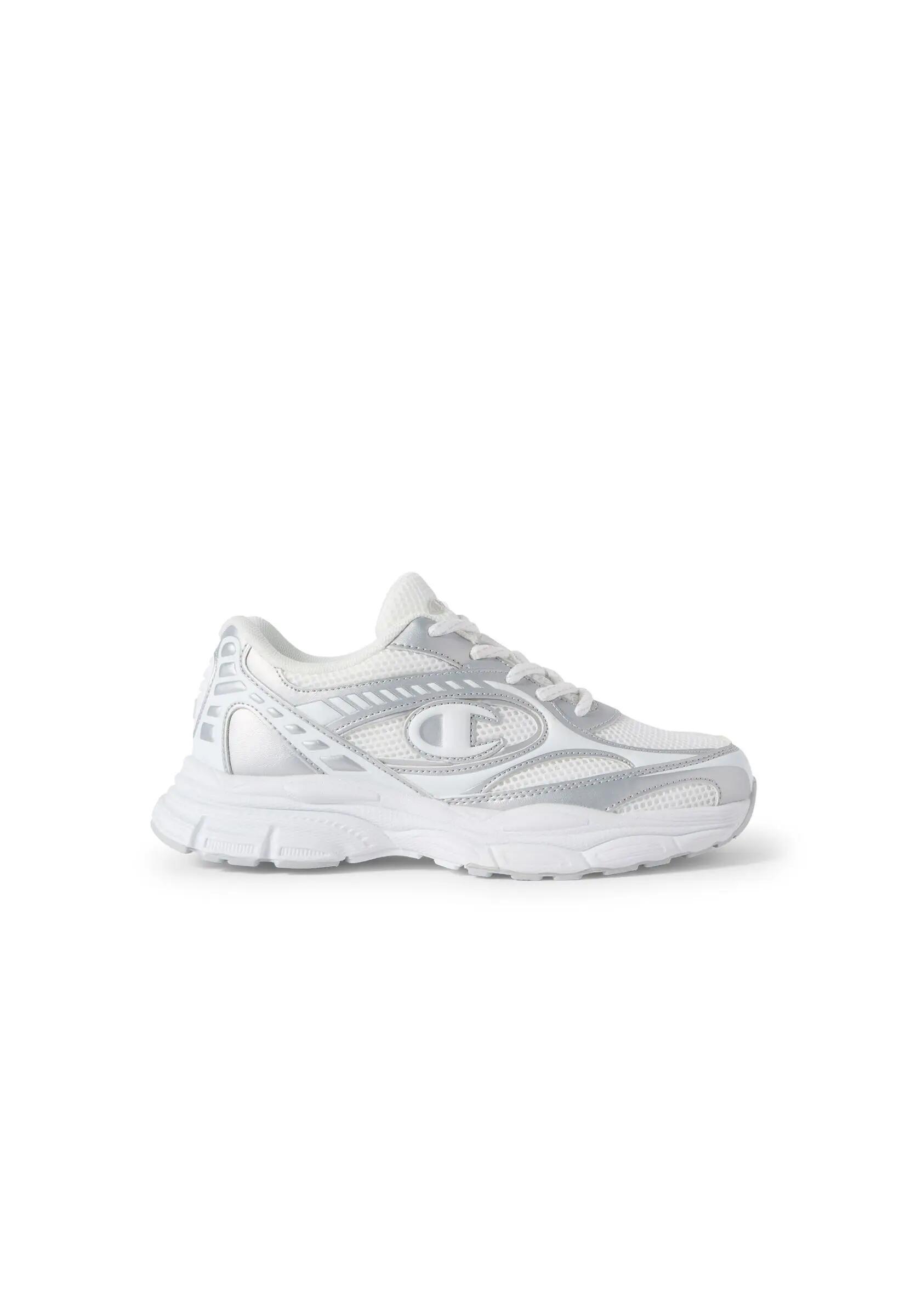 Champion Teen RT25 U PS Sneaker White/Silver 3/5