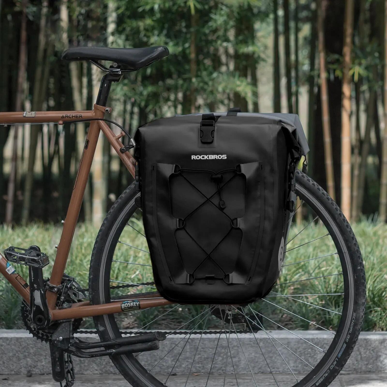ROCKBROS 2 Stück Gepäckträgertasche Wasserdicht 7/7