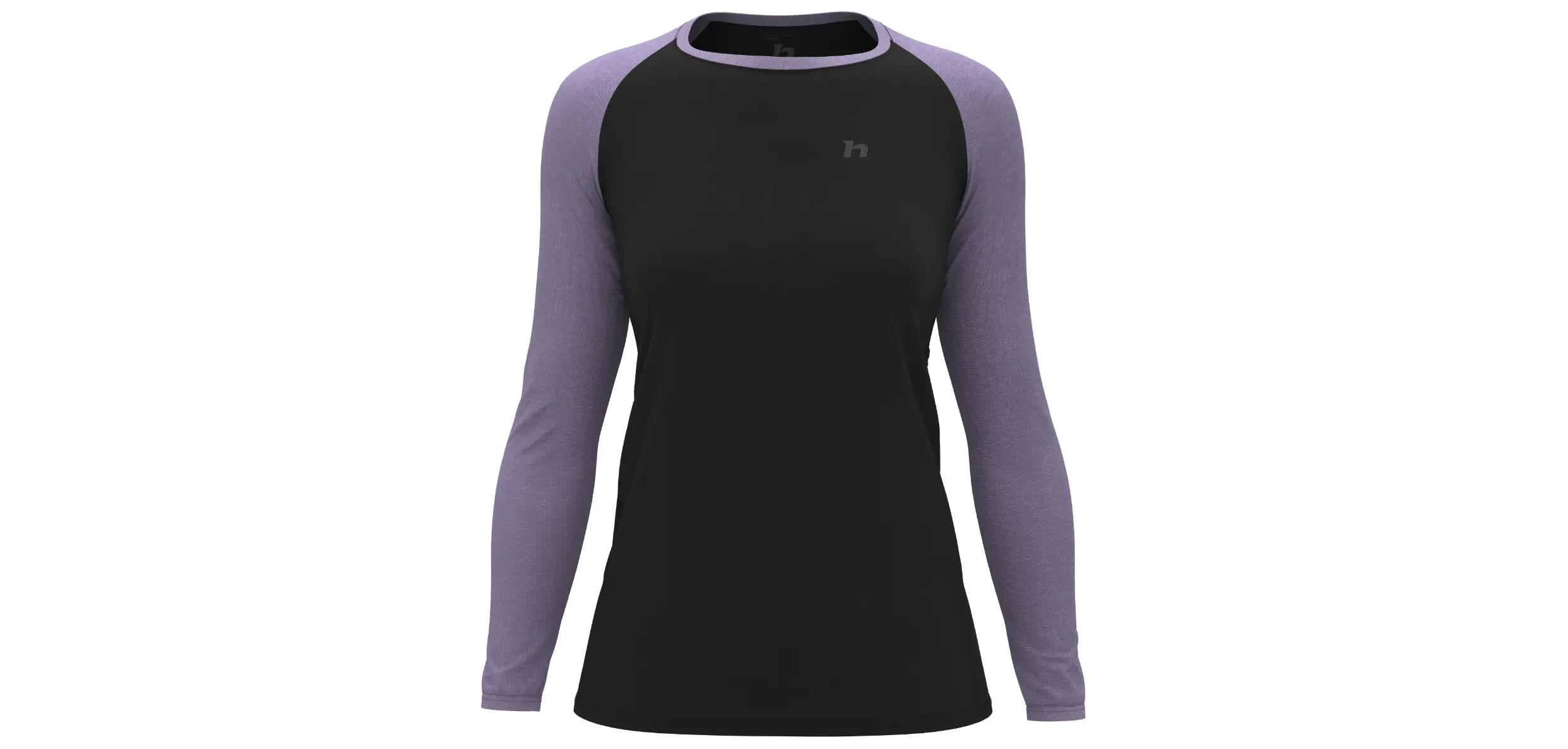 Hannah: T-shirt met lange mouwen van merinowol voor dames 1/2