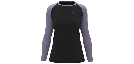 Langärmliges Merinowoll-T-Shirt für Damen „Hannah“