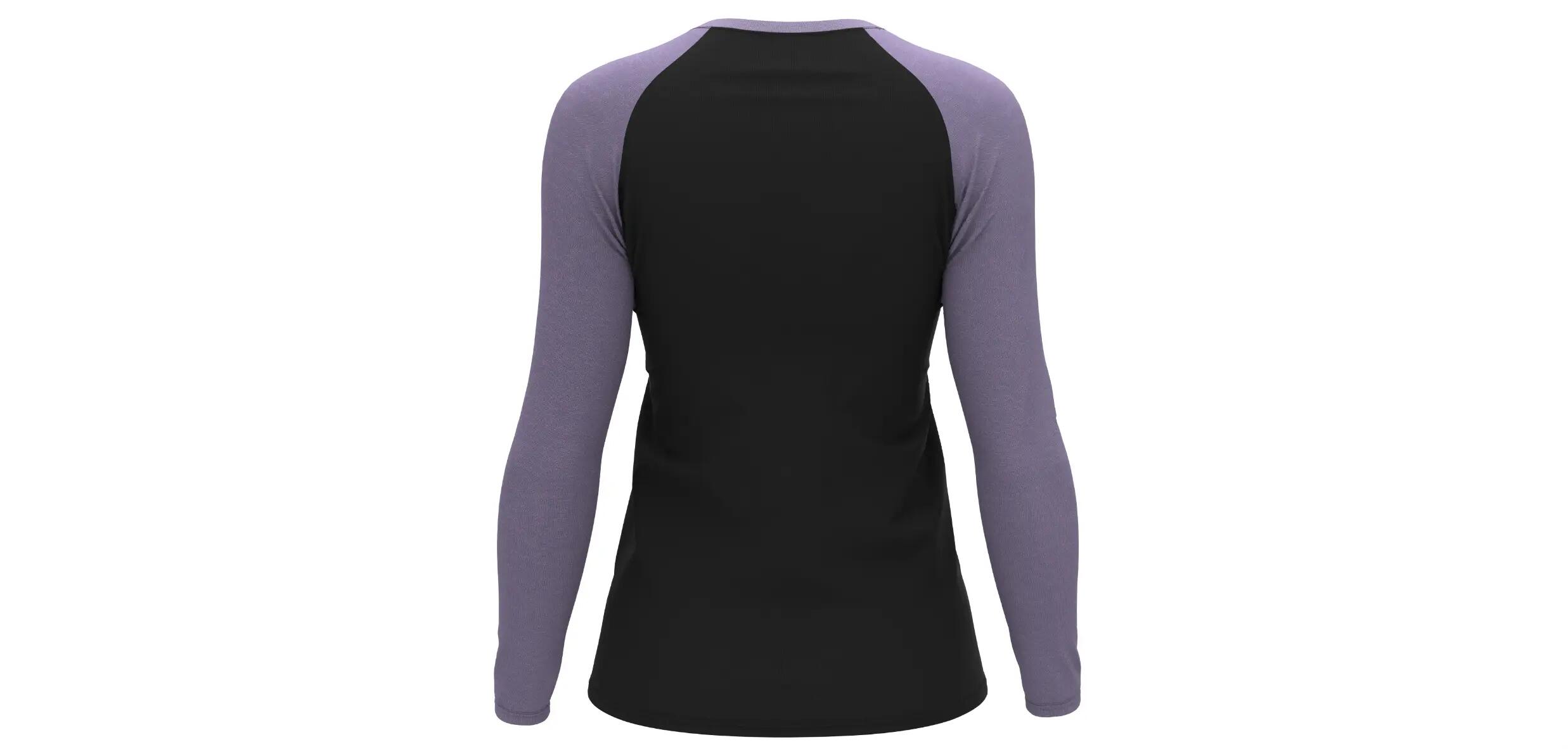 Hannah: T-shirt met lange mouwen van merinowol voor dames 2/2