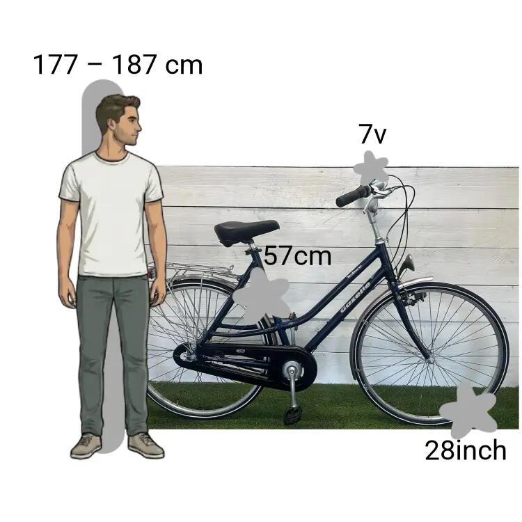 Bicicletta usata Gazelle Orange 2/4