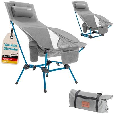 Campingstoel compact flex - belastbaar tot 200 kg - klein - opvouwbaar - licht