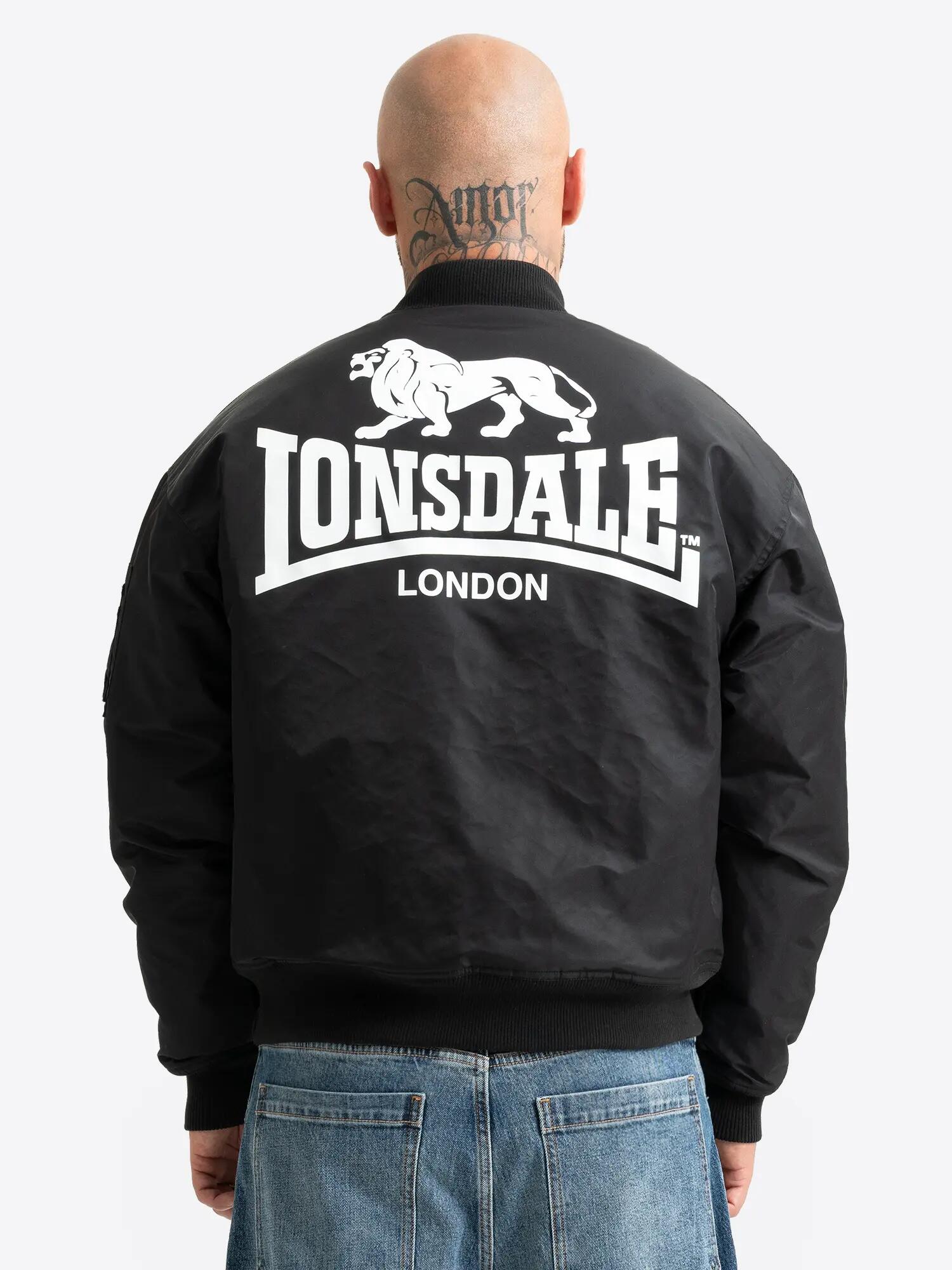 LONSDALE Herren Bomberjacke Boxy Fit TORKSEY 5/6