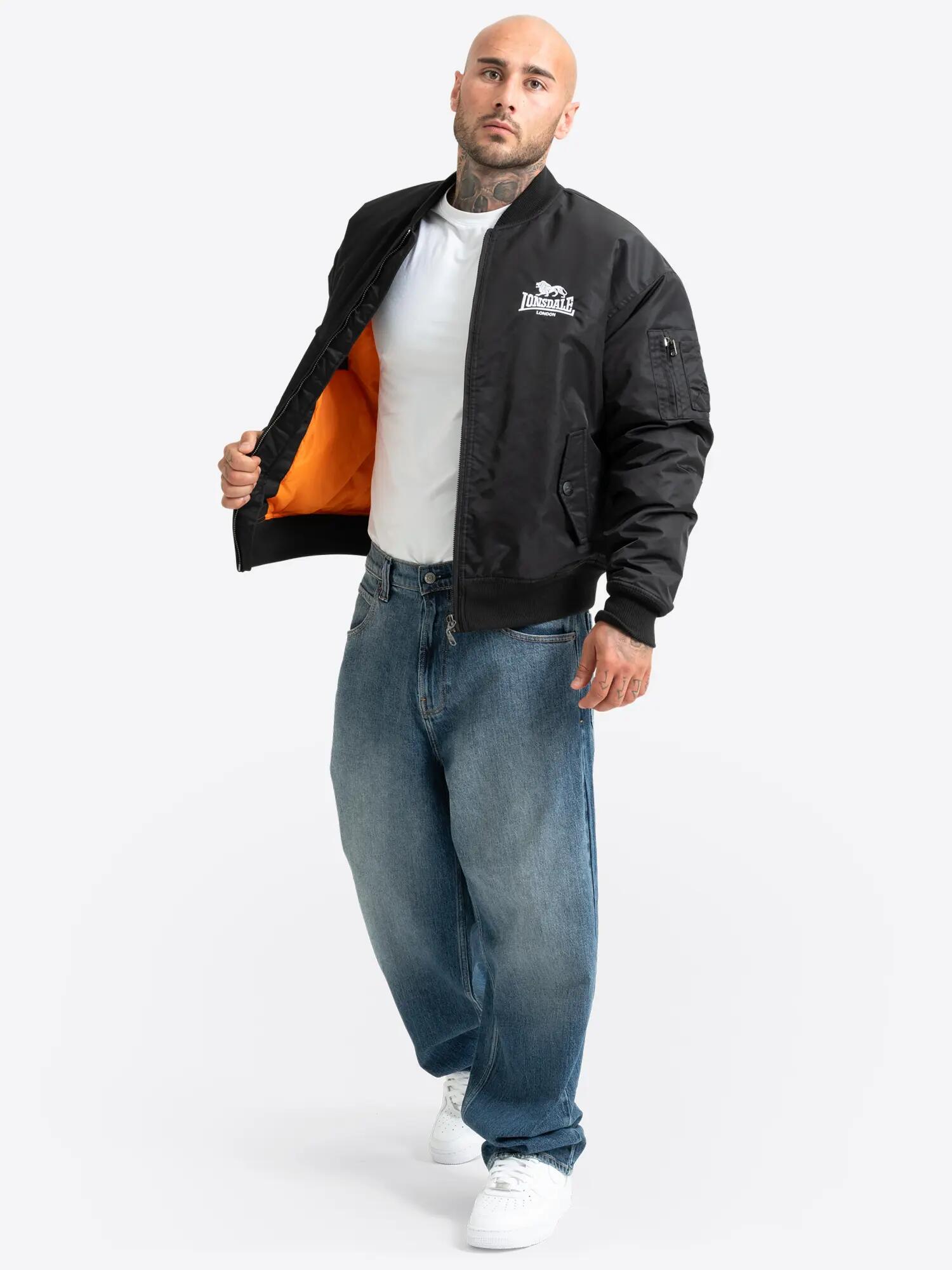 LONSDALE Herren Bomberjacke Boxy Fit TORKSEY 4/6
