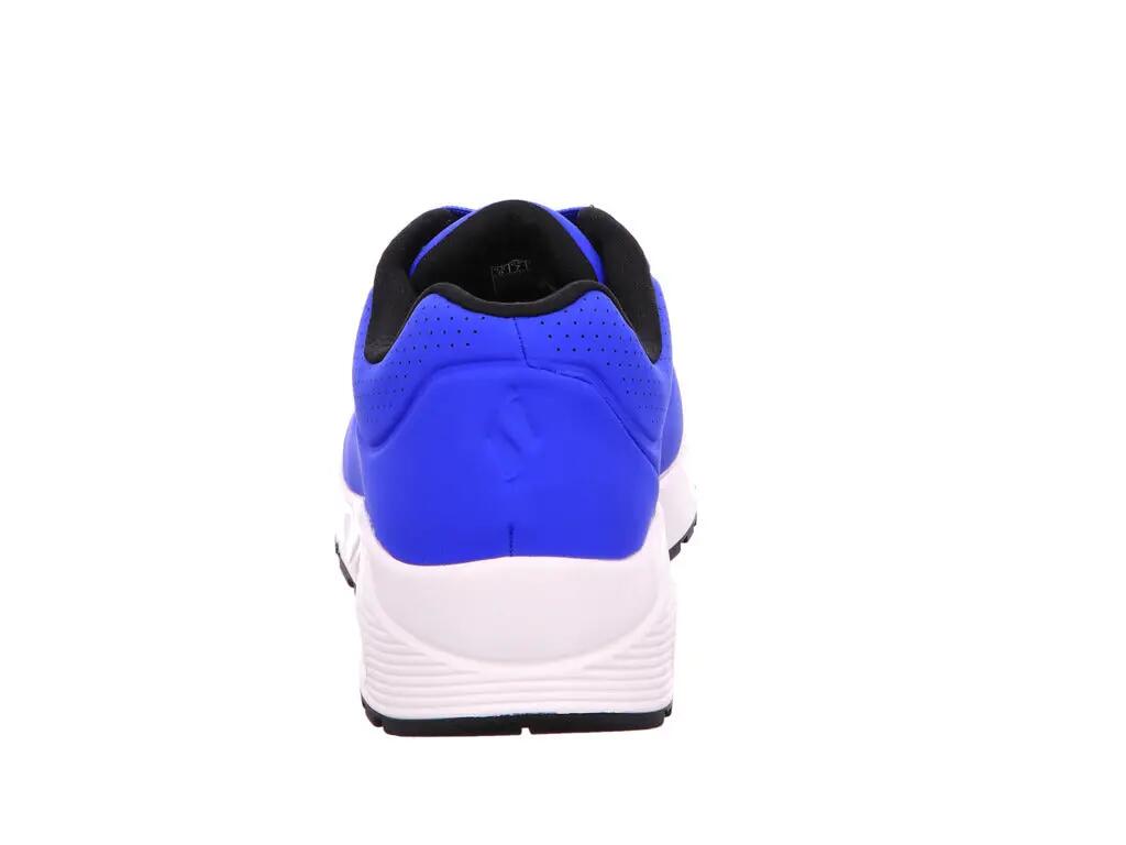 Skechers Herren Schnürschuh Uno Stand On Air in blau 4/5