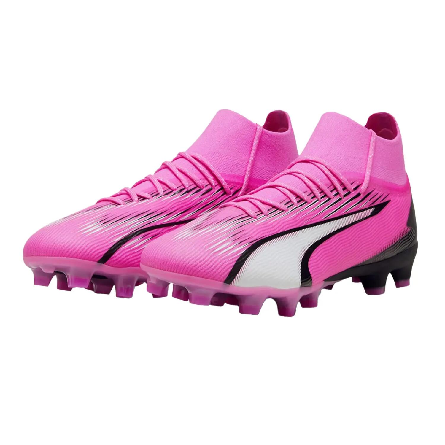 Botas de Fútbol para Suelo Firme Ultra Pro para Hombre Rosa 6/15