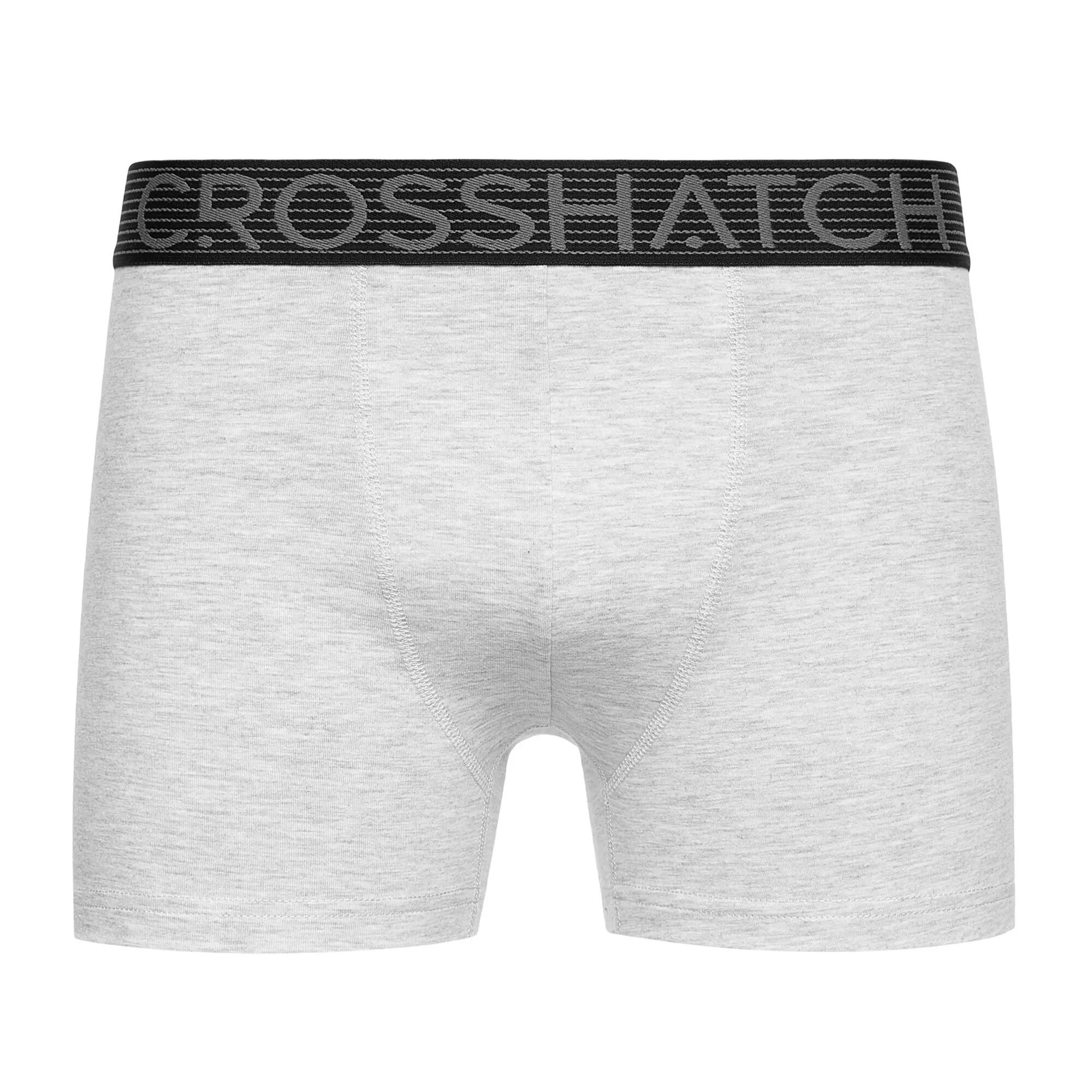 "Buzzard" Boxershorts für (5erPack) Herren Grau meliert 4/6