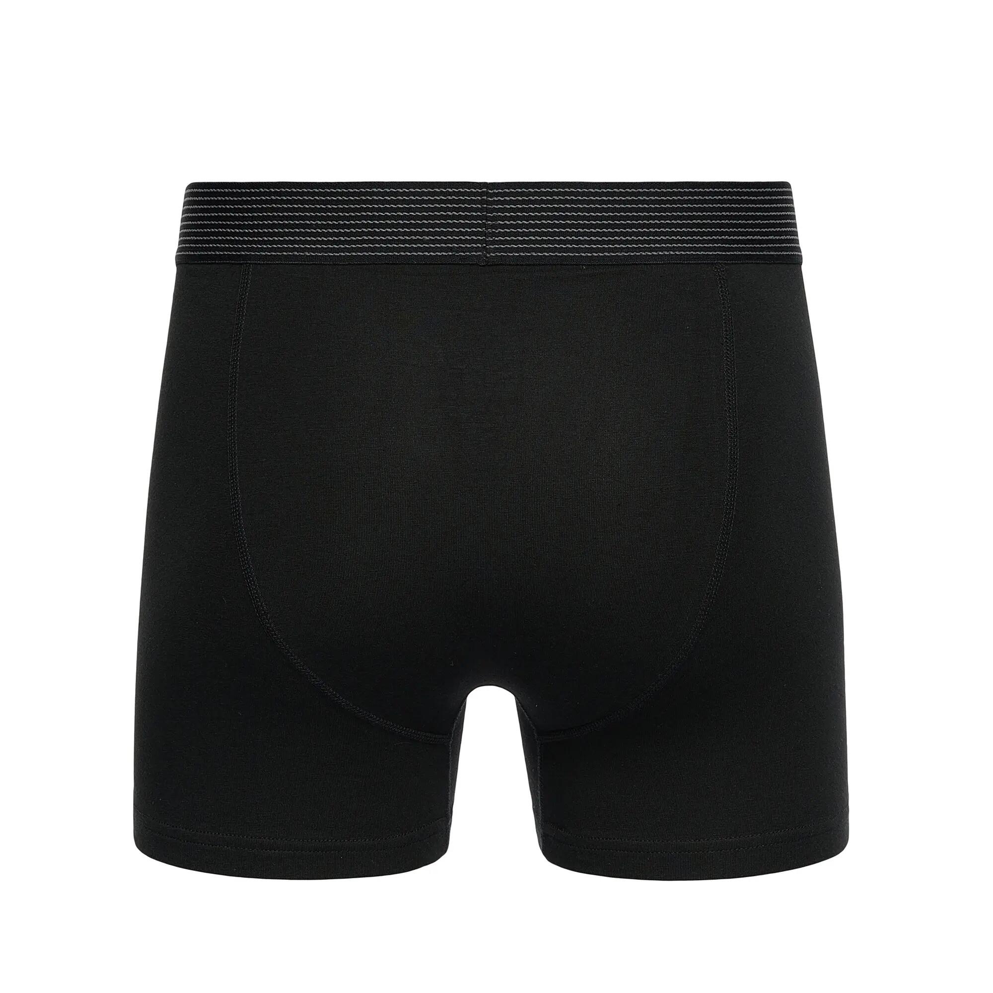 "Buzzard" Boxershorts für (5erPack) Herren Grau meliert 3/6