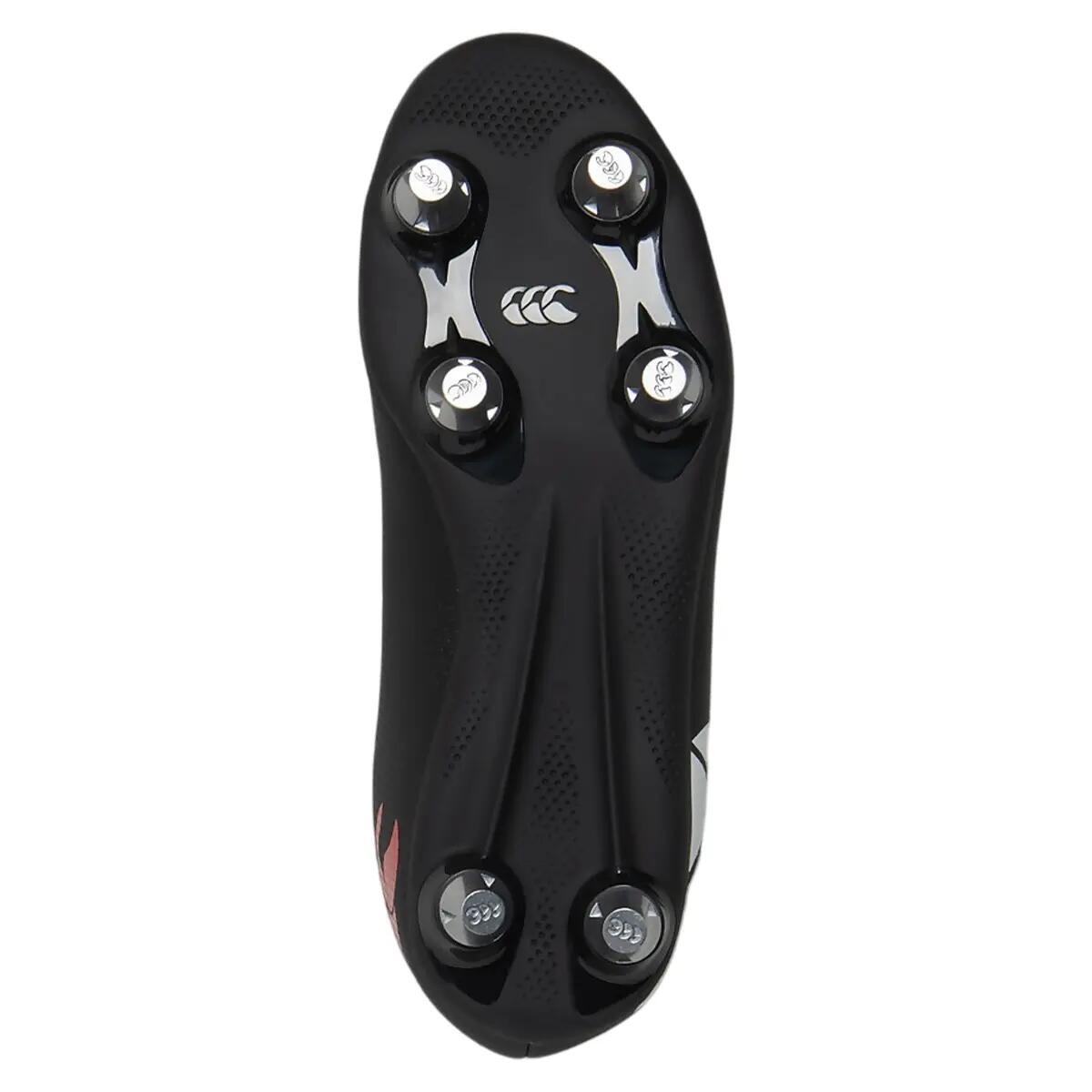 Stivali Da Rugby Bambini Canterbury Raze Nero Bianco 5/6