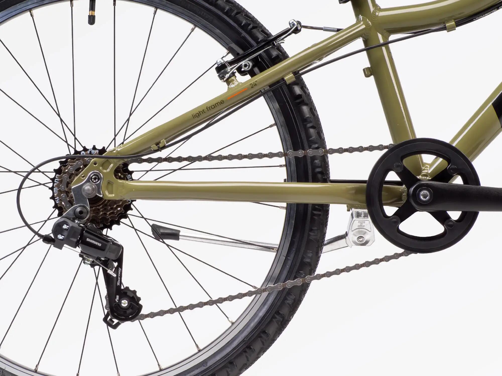 Drag Yuki 24 Kinderfahrrad – Shimano 7-Gang, Aluminiumrahmen, Vee Tire 24x2.0 4/12