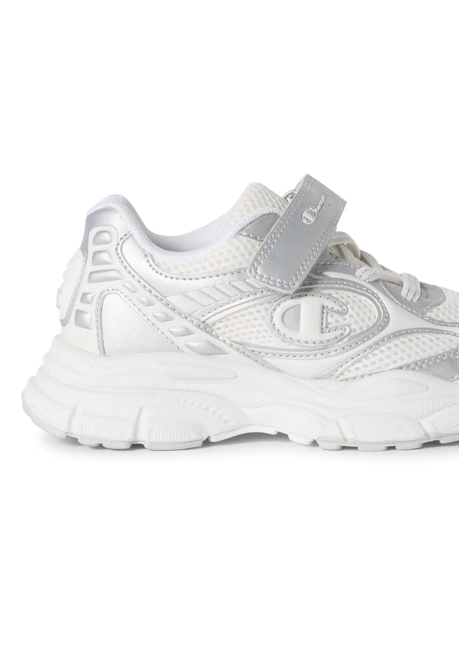 Champion Kinder RT25 U PS Sneaker White Silver 3/5