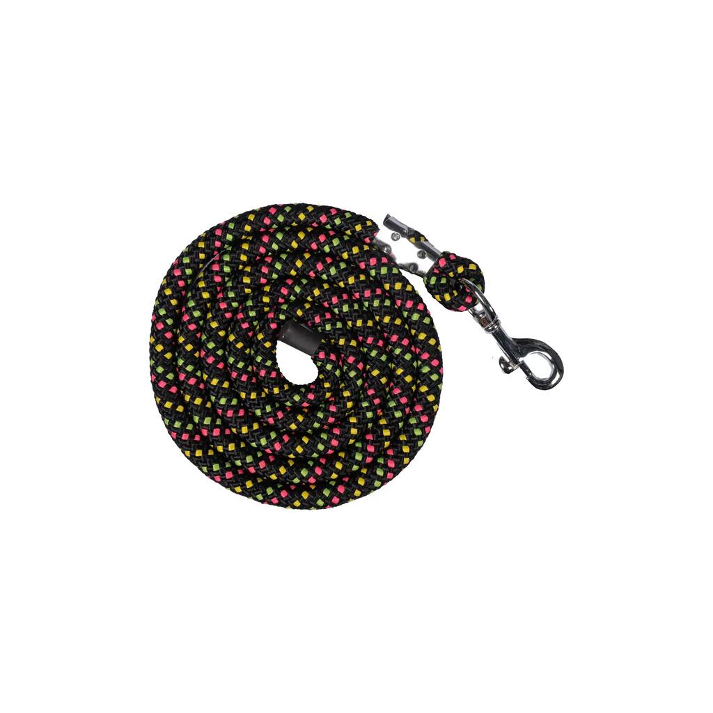 Riding lanyard with snap hook HKM NeonFlash