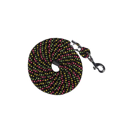 Lunghina cavallo con moschettone HKM NeonFlash