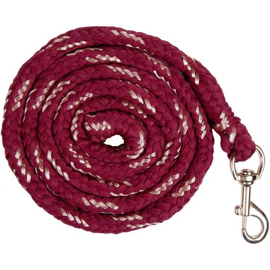 Lunghina cavallo con moschettone HKM Rosegold