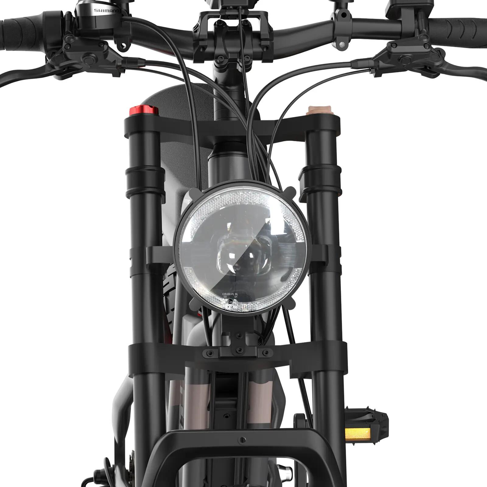 Bicicleta elétrica para adulto FAFREES F20 Ultra freio a cabo pneu 20×5.0" 6/7