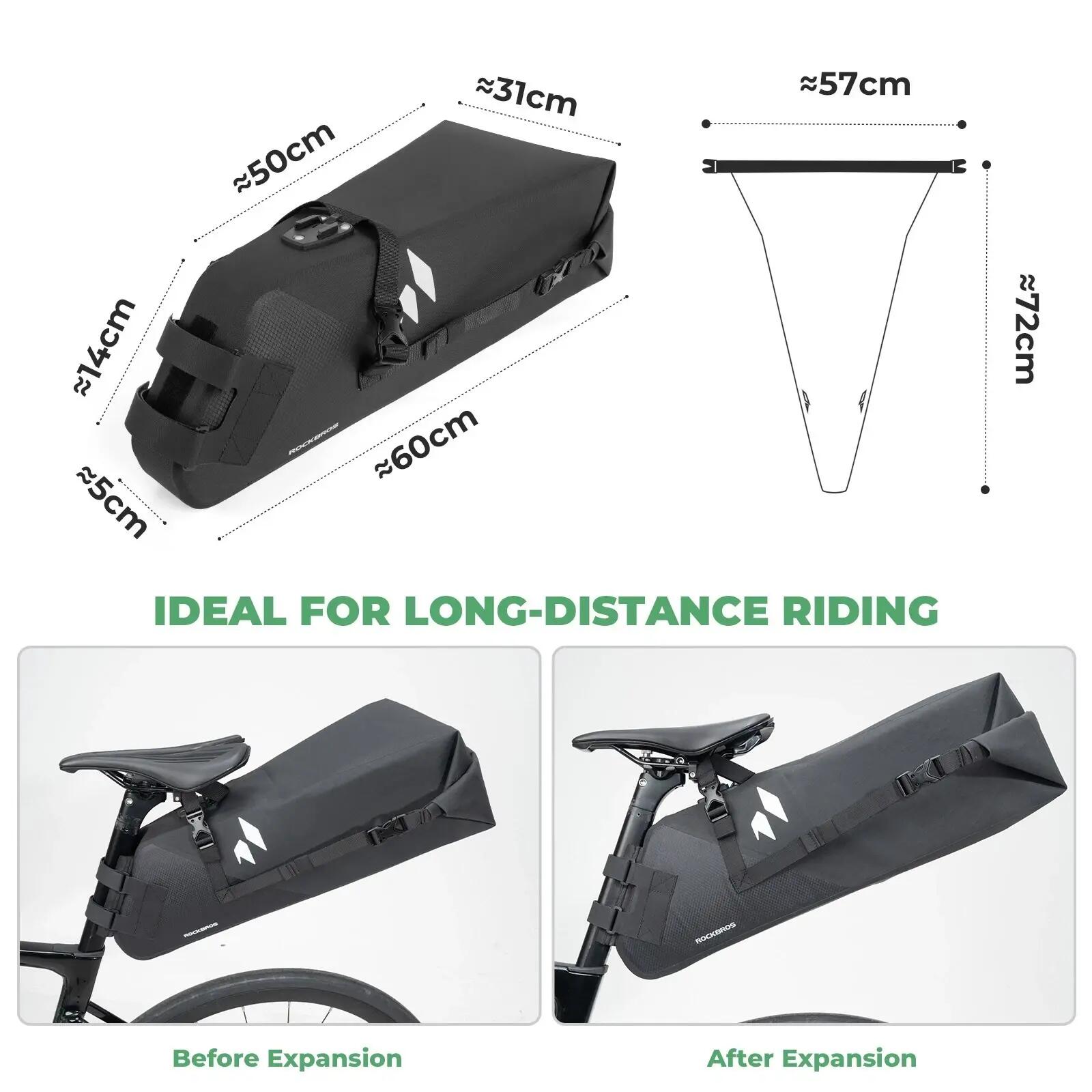 ROCKBROS Bikepacking Satteltasche 4/7