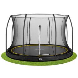 Trampoline - Comfort Edition Ground - 396 cm - Rond Zwart