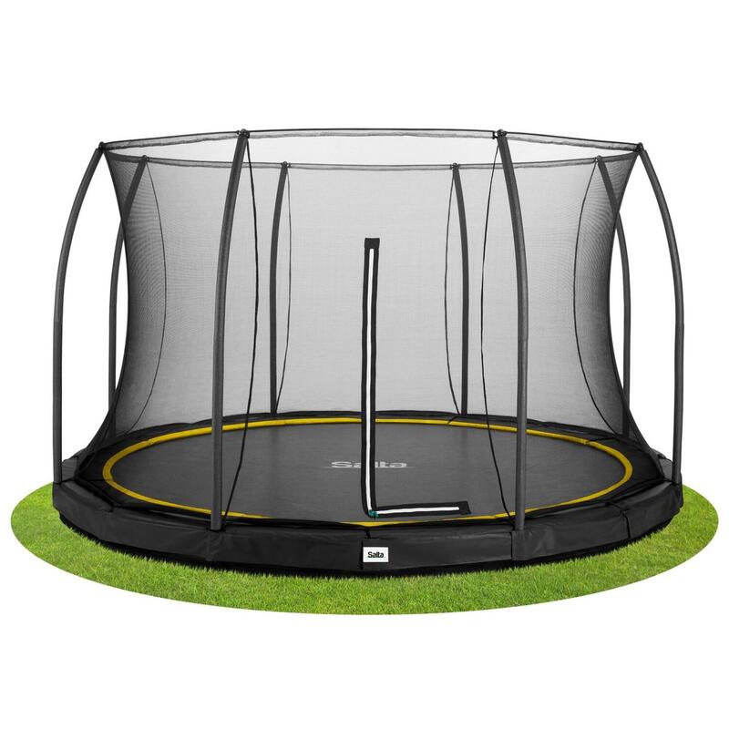 Trampoline - Sol Comfort Edition - 396 cm - Rond Noir